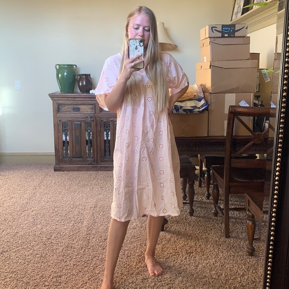 Pale Pink Swimsuit coverup - Picture 1 of 2